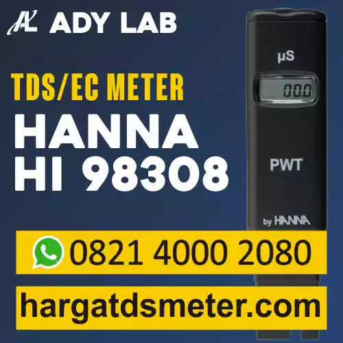Ady Lab Harga  TDS Meter Hidroponik Air  Digital Hanna 
