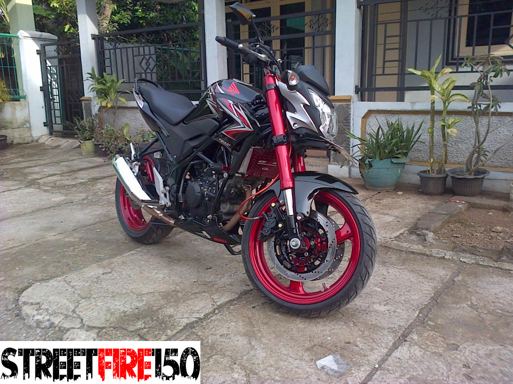 STREETFIRE 150 Modifikasi CB150R Berotot