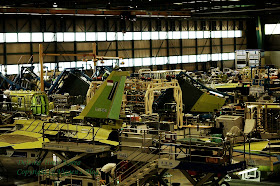 Korea Aerospace Industry (KAI) Korea Selatan mulai memproduksi Pesawat latih lanjut T-50 Golden Eagle pesanan Indonesia. 