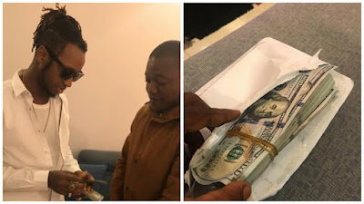 Image result for Yung6ix gives $10,000 to the man that gave him 10k to relocate to Lagos in 2009,