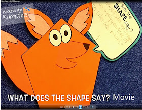 What Does the Shape Say? movie~Using ChatterPix and iMovie to give a voice to your learning!