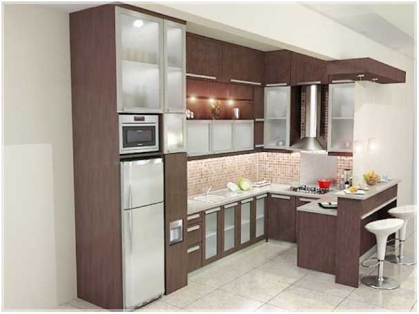 Desain Ruang Dapur Minimalis Ukuran 2x3  Meter di Rumah Type 36