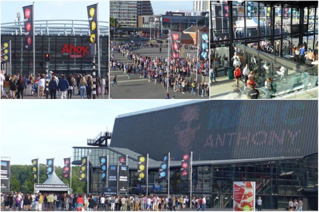 Entrada al concierto de Marc Anthony 2015 en Rotterdam – Exterior e interior del Ahoy 