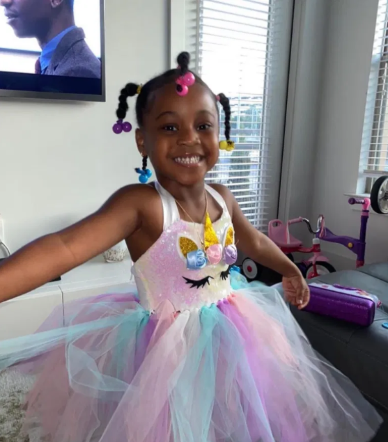 Check out these lovely new pictures of Davido’s 2nd daughter, Hailey Adeleke