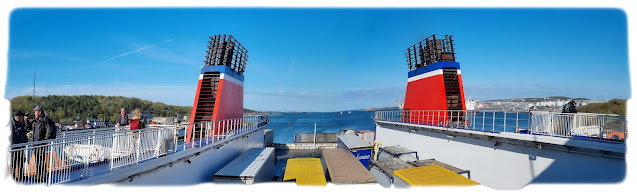 Innseiling med Stena Line til Gøteborg i Sverige.