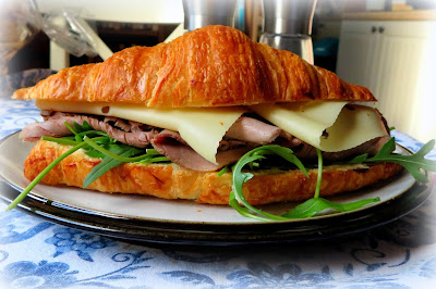 Roast Beef, Horseradish & Rocket Sandwiches