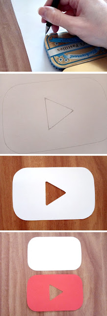 Esselle Crafts: DIY YouTube Play Button