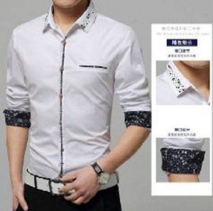  Kemeja Pria slimfit Murah Gale White Keren Pasti