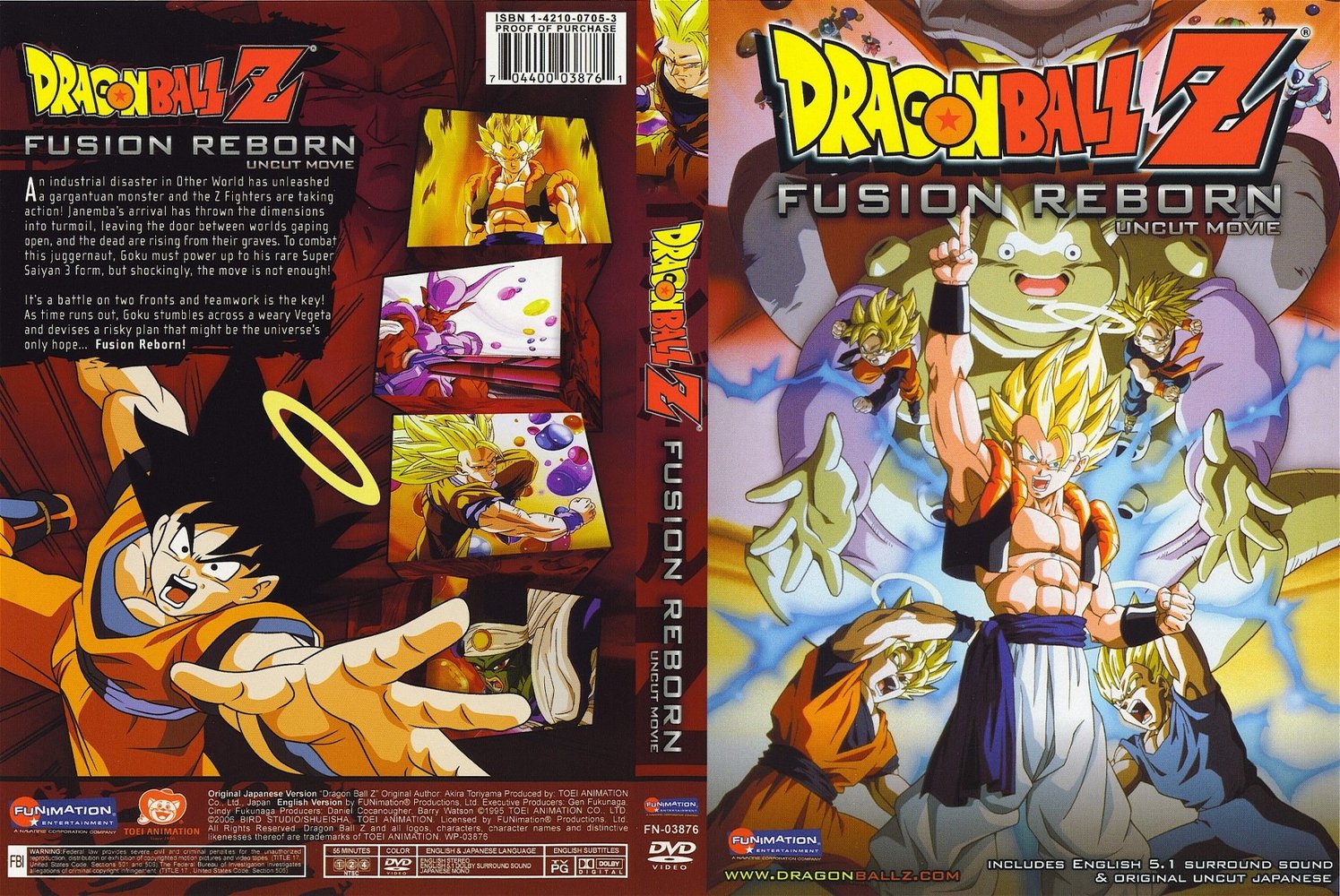 Buscas Anime Dragon Ball Z Movie 12 La Fusion De Goku Y Vegeta