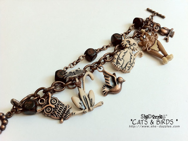 ar284-cats-birds-charm-bracelet