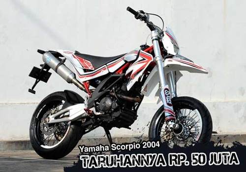 Gambar Modifikasi Yamaha New Scorpio Konsep Mototrail Untuk Mendaki