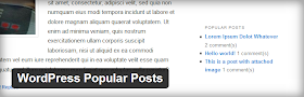 WordPress Popular Posts