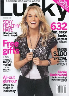 Carrie Underwood on Lucky Magazine photo