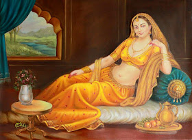 Vintage Paintings of Beautiful Woman's 2