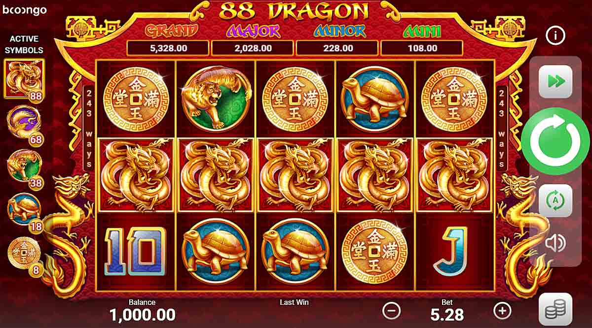 88 Dragon - Demo Slot Online Booongo Games Indonesia