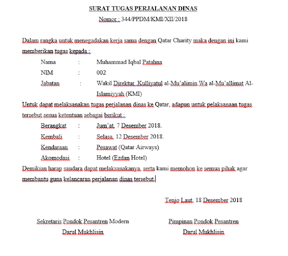 Contoh Surat Perjalanan Dinas Pimpinan Perusahaan / 7 Contoh Nota Dinas dan Cara Membuatnya - Kumpulan : Mungkin sebagian readers sdah tidak asing lagi ya dengan yang namanya surat dinas, terlebih jika readers.