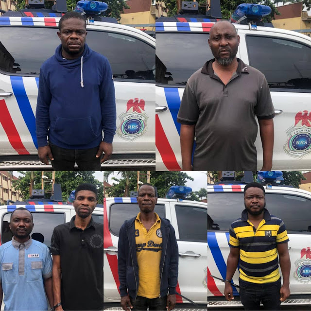 Police arrest suspected fraudsters who specialize in cloning sim cards of prominent deceased Nigerians and transferring their money
