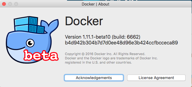 Docker beta