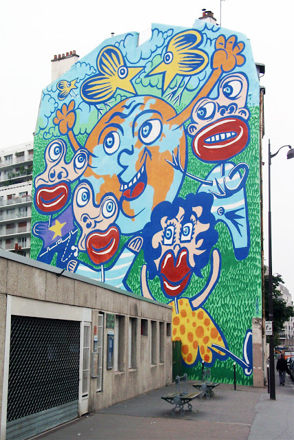 Mural, Rue d'Alleray, Paris