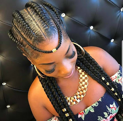 +27 Unique Tribal Braids Hairstyle 2019 For African American Women