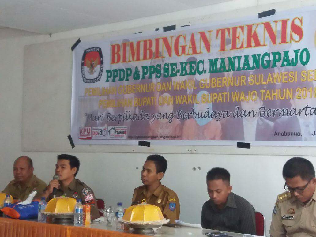 PPK Maniangpajo Laksanakan BIMTEK PPDP