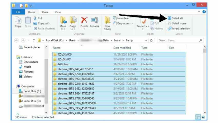 How to Find and Delete Temporary files in Windows 7/8/10