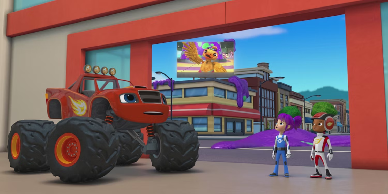 NickALive!: First Look: Amy Sedaris Guest Stars As 'The Yucky Ducky' In New  'Blaze and the Monster Machines' Episode