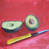 Yellow Knife Contemporary Still Life Paintings by Arizona Artist Amy Whitehouse