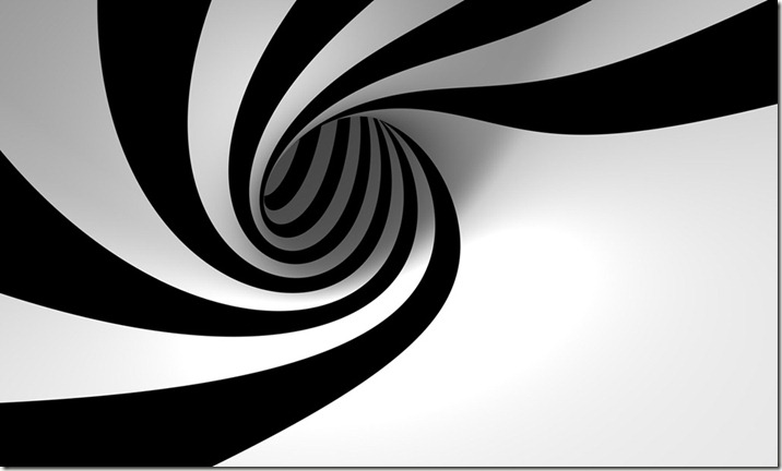 Black and White Hole - 3D