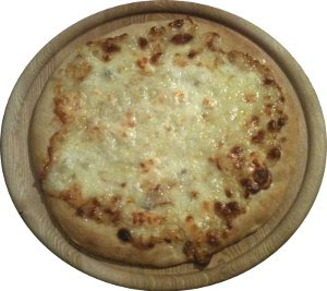 Pizza with 4 cheeses
