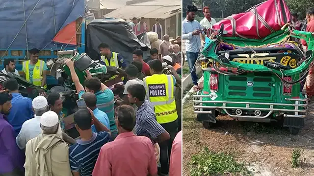 নন্দীগ্রামে সড়কে ত্রিমুখী সংঘর্ষে শিক্ষার্থী-শিশুসহ নিহত ৩