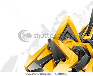 Yellow Digital Arrow Alphabet