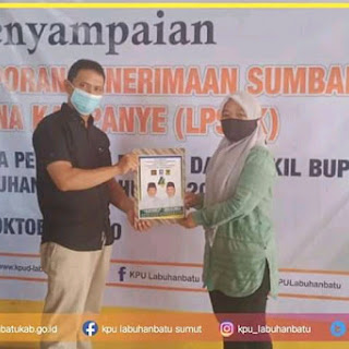 Ini Laporan Dana Kampanye Lima Paslon Bupati dan Wakil Bupati Labuhanbatu Yang Disampaikan Ke KPU Labuhanbatu