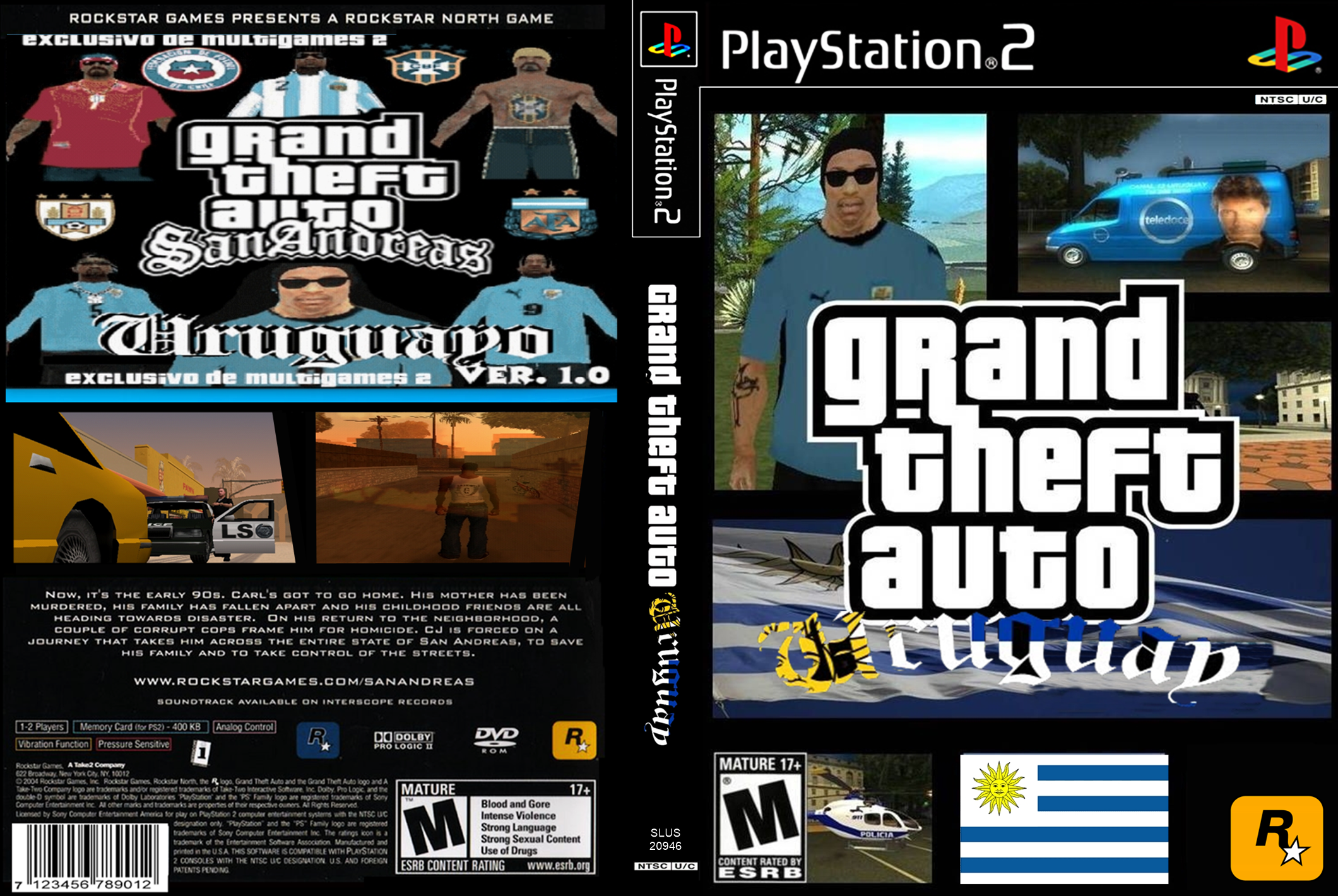 Meu PS2 Nostalgia: GTA San Andreas PT-BR (v1.03) DVD ISO PS2