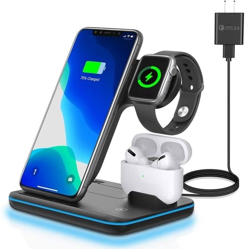 Any warphone 3 in 1 Wirless Charging Station