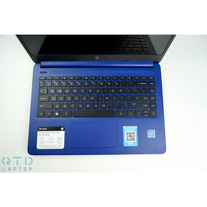 [ laptop_qtd ] Laptop HP 14 DQ0005DX Intel N4020/4GB/64GB eMMC/14" HD/Win 10 - Học online