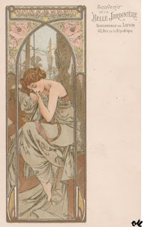 dessin repos mucha magasin belle jardiniere