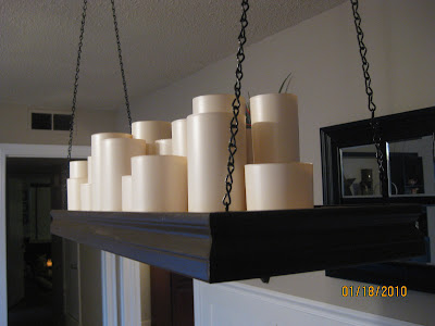 Frugal Home Ideas: PB knock off candle chandelier