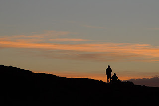 Atardecer desde la Punta Olazabal en Puerto Pirámides