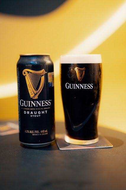 Smooth and creamy Guinness Draught in a Can