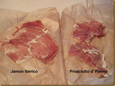 Jamon and Prosciutto