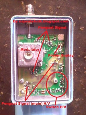 rangkaian elektronik pada lnb