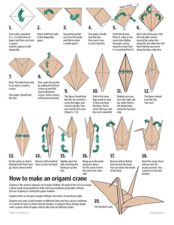  Cara Membuat Origami Burung  INFO TERKINI UPDATE