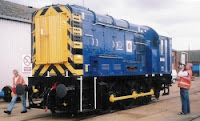 Diesel locomotive named after Captain Nathaniel Darell at the Port of Felixstowe, July 2007.  ©Felixstowe Museum