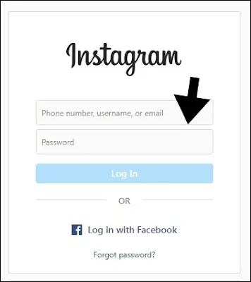 Instagram Login Page