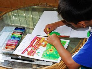 Tetuko Art School Manfaat Kursus Gambar  Melukis pada Anak 