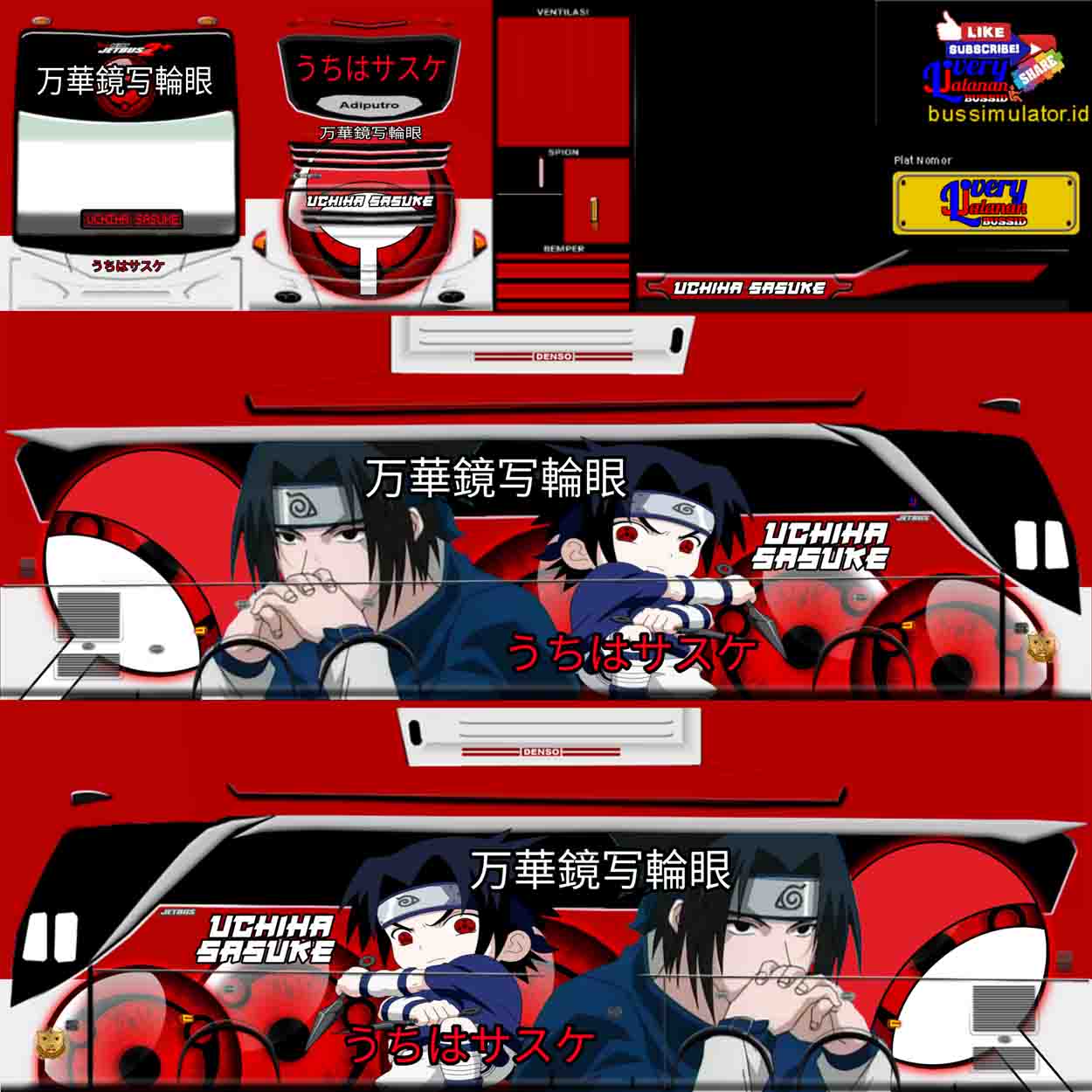 livery bus naruto