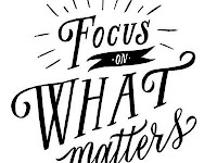 Focus on what matters photo