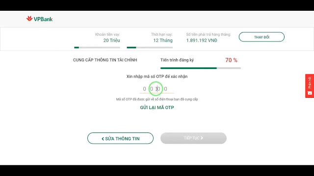 vay tiền online với VPBANK