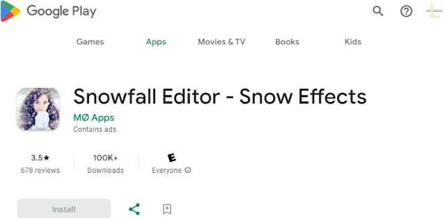 Aplikasi Efek Salju Gratis Terbaik Untuk Android dan iOS-2